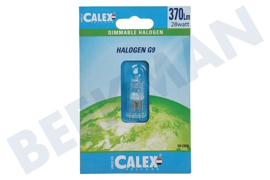 Calex  509208 Calex Spaar Halogeenlamp 230V 28W(37W) G9 helder