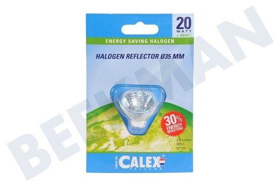 Calex  509720 Calex Spaar Halogeenlamp MR11 12V 20W(24W) GU4 35mm