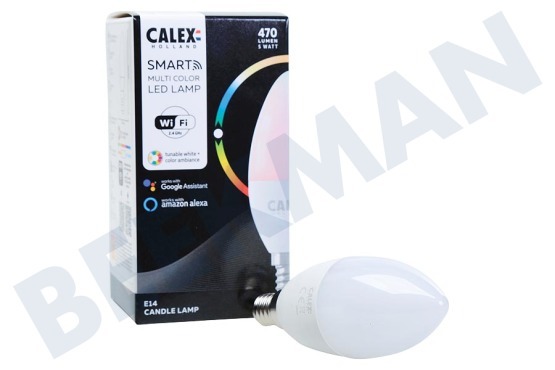 Calex  Smart LED Kaars lamp E14 SMD RGB Dimbaar 4,9W