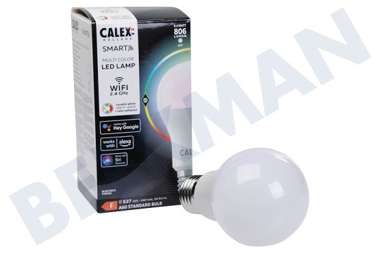 Calex  Smart LED Standaardlamp E27 SMD RGB Dimbaar