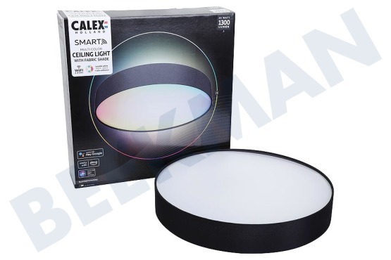 Calex  Smart Fabric Ceiling Light RGB+CCT - 40cm