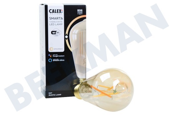 Calex  Smart LED Filament Rustic Gold-lamp E27 Dimbaar