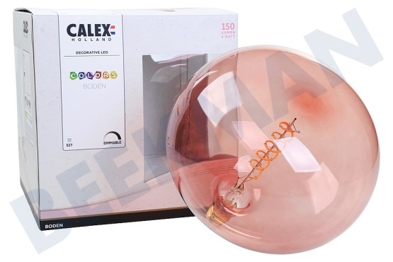 Calex  Colors Boden Quartz Pink LED lamp 4W Dimbaar