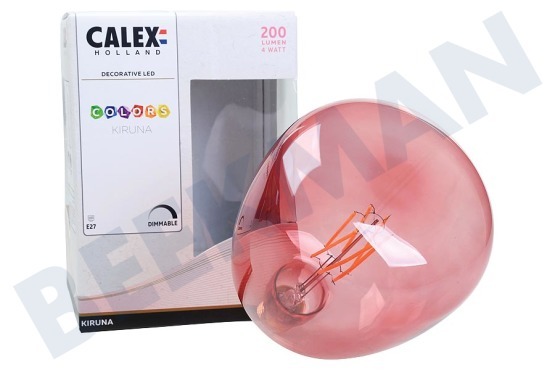 Calex  Colors Kiruna Quartz Pink LED lamp 4W Dimbaar