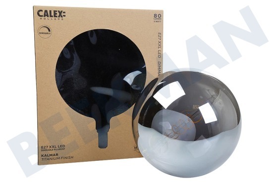 Calex  Kalmar Titanium LED lamp 5W Dimbaar