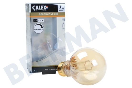 Calex  Standaard LED lamp Crown Filament SMD E27 Dimbaar