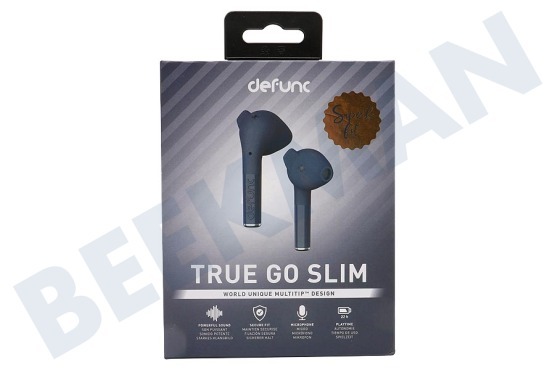Defunc  True Go Slim Earbud, Blauw