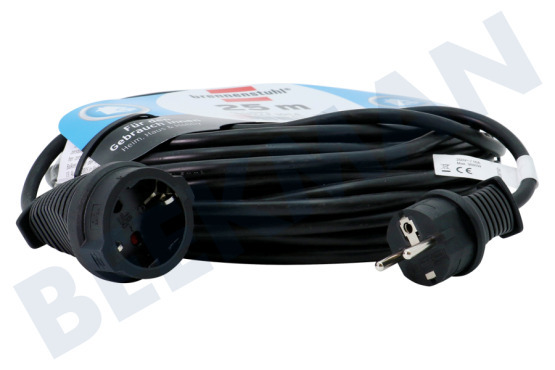 Brennenstuhl  Snoer 3G 1.5mm2 25 Meter Zwart 3680W 16A