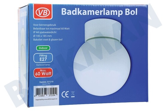 VB  Bol lamp met fitting