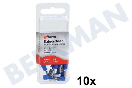 Ratio  Kabelschoen Blauw 1,5-2,5mm