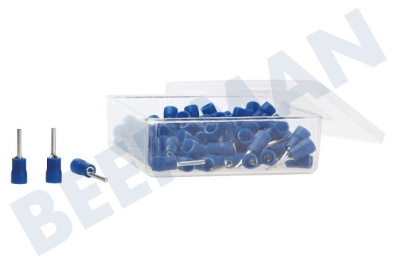 Klemko  Kabelschoen blauw -pen- P=6.7  1.9mm