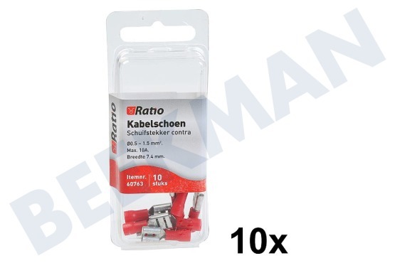 Ratio  Kabelschoen Rood 1,5-2,5mm