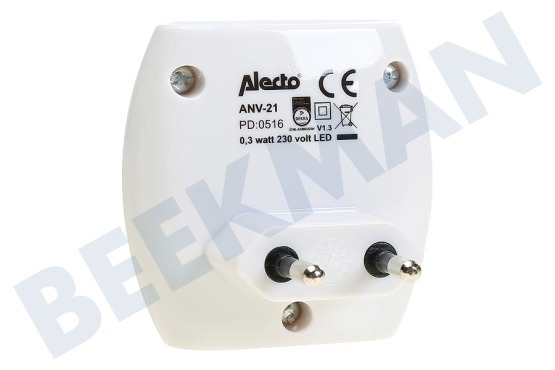 Alecto  ANV-21 LED nachtlicht met schemerschakelaar en wandverlichting