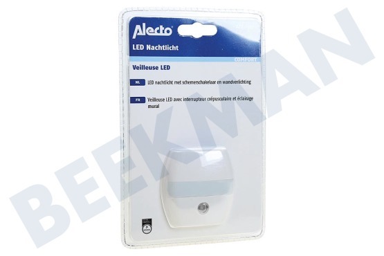 Alecto  ANV-21 LED nachtlicht met schemerschakelaar en wandverlichting