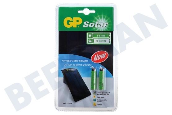 GP  Batterijlader GP Solar charger display