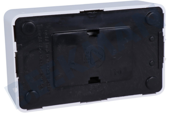 Kopp  Wandsteckdose Aufputz, 2-fach mit Schutzleiter Weiß