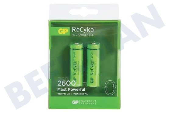 GP  LR6 ReCyko+ AA 2600 - 2 oplaadbare batterijen