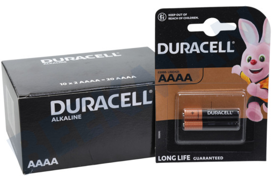Duracell  Batterie AAAA Alkaline Long Life, Blister mit 2 Stück