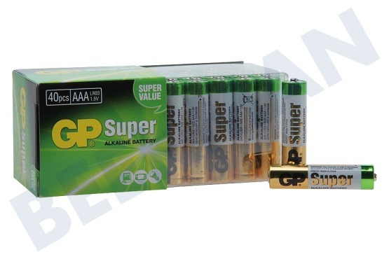 GP  LR03 Super Alkaline AAA - 40 batterijen