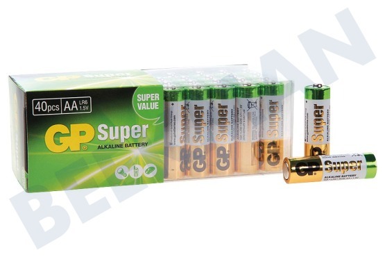 GP  LR6 Super Alkaline AA - 40 batterijen