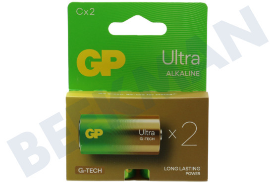 GP  LR14 C batterij GP Alkaline Ultra 1,5V 2 stuks