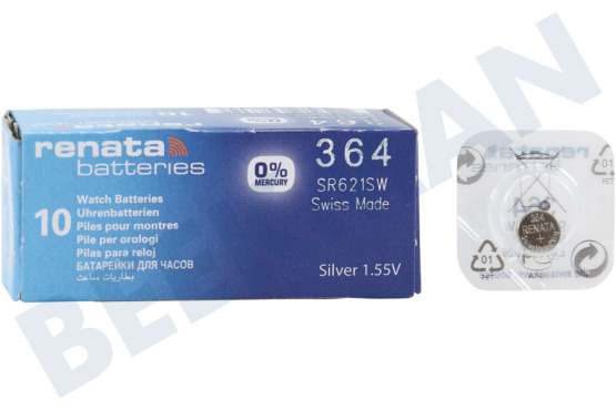 Renata  364 Batterij knoopcell zilveroxide 1,55V