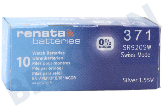 Renata RE371LODA1 371 370 Renata horloge batterij
