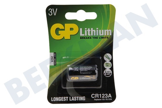 GP  CR123A CR123A batterij GP Lithium