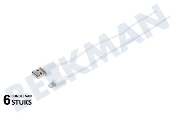 Apple  USB Kabel Apple Lightning, Wit, 200cm