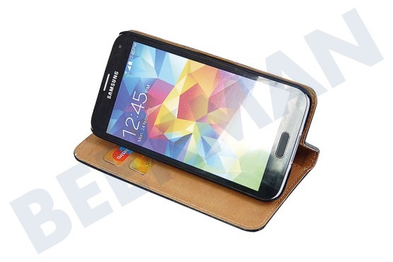 Samsung  Book Case Met Creditcard sleuven, Zwart, Leder