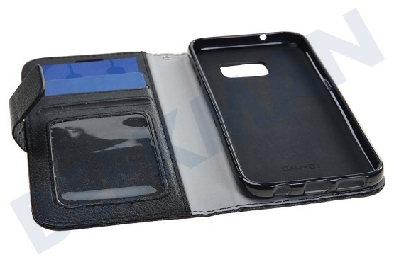 Samsung  Book Case Met creditcard sleuven. Zwart