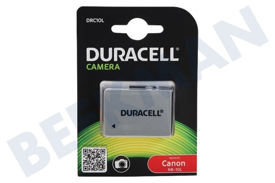 Duracell  DRC10L Accu Canon NB-10L Li-Ion 7.4V 820mAh