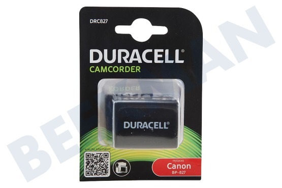 Duracell  DRC827 Accu Canon BP-827 Li-Ion 7.4V 2550mAh