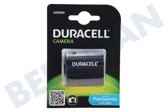 Duracell  DR9668 Accu Panasonic CGR-S006 Li-Ion 7.4V 700mAh