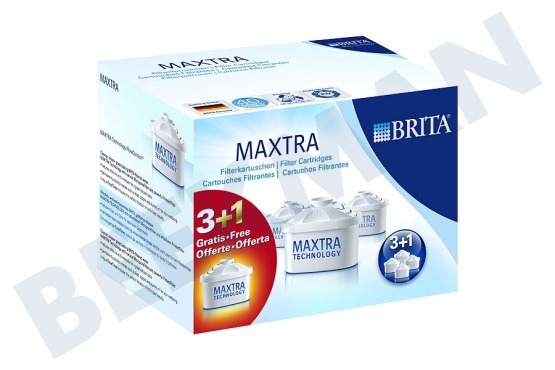 Brita Waterkan Waterfilter Filterpatroon 3+1 gratis