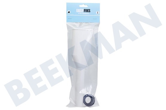 Easyfiks  Verloop Afvoer verdubbelaar met rubberen dop (verbindingstuk)