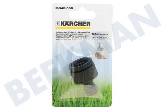 Karcher  2.645-006.0 Kraanaansluiting G3/4 met G1/2