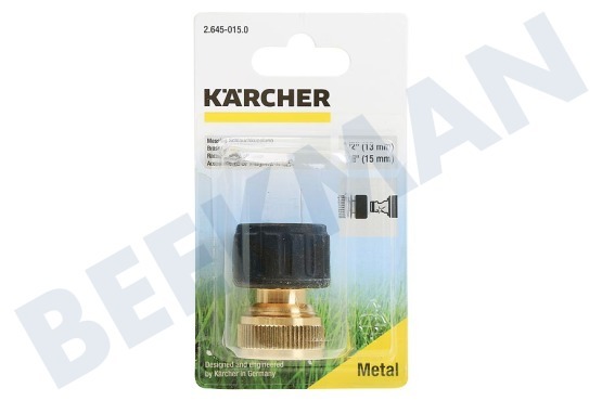 Karcher  2.645-015.0 Messing Slangkoppeling 1/2"