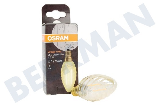 Osram  Osram Vintage 1906 LED Classic BW12 1,5W E14