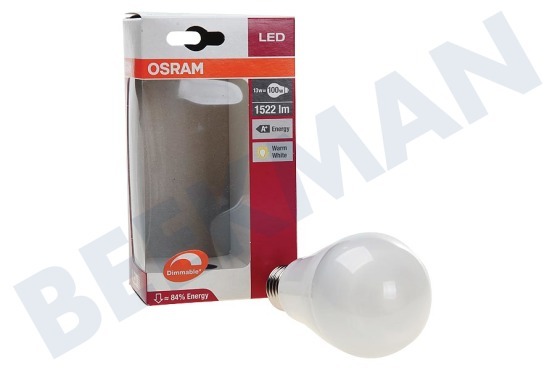 Osram  LED Superstar Classic A100 Dimbaar Mat 13W E27 1522lm