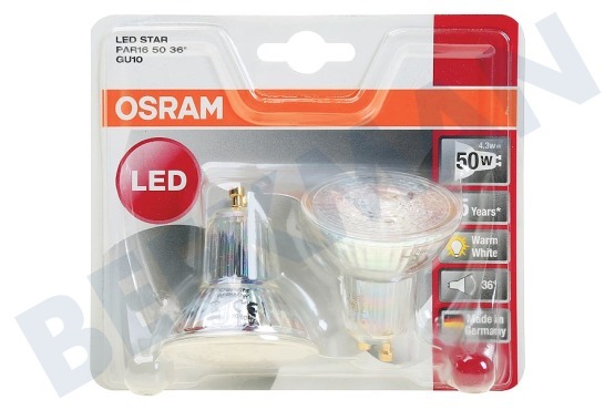 Osram  LED Star Par 16 36 Graden 4.3W GU10 350lm