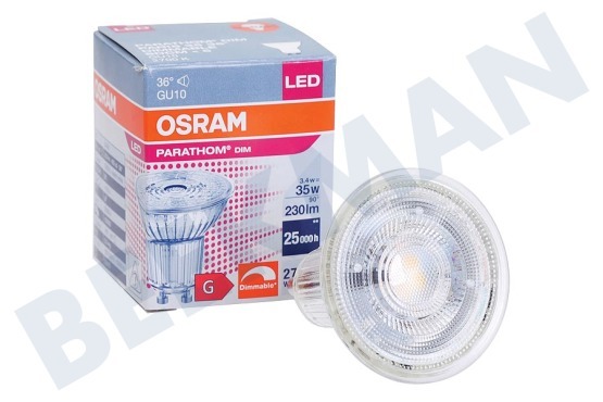 Osram  4058075797536 Ledlamp LED PAR16 Dimbaar 36 graden