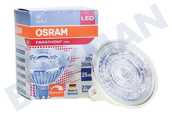 Osram  4058075431492 Parathom Reflectorlamp MR16 GU5.3 Dimbaar 4,9W