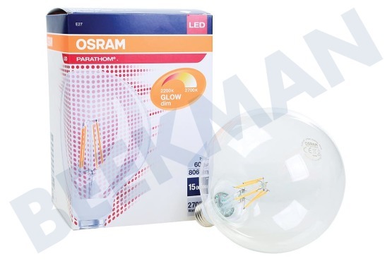 Osram  4058075808959 Parathom GlowDim Globelamp Dimbaar 7W E27