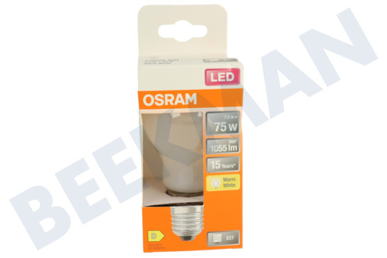 Osram  4058075115910 LED Star Classic A75 Mat 7,5W E27