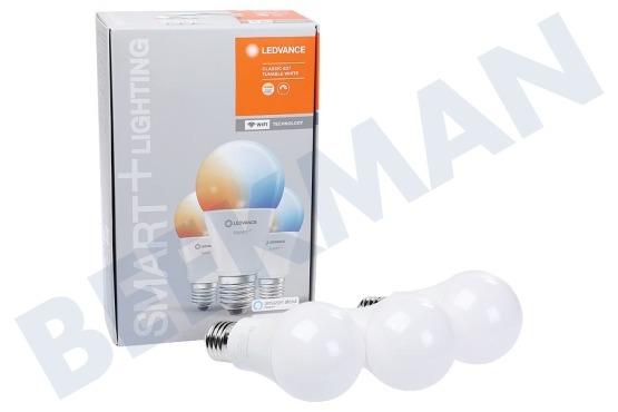 Ledvance  Smart+ WIFI Classic A60 9,5W E27 Tunable White 3 Pack
