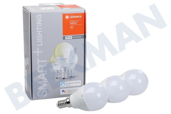 Ledvance  Smart+ WIFI Classic P40 Kogellamp 5W E14 3 Pack