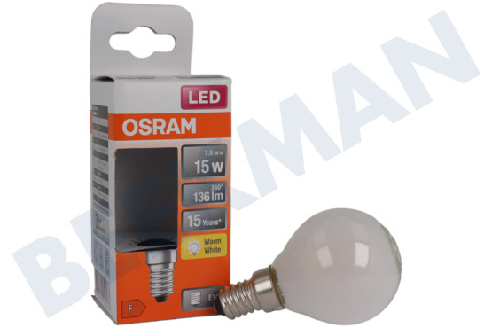 Osram  LED Retrofit Classic P15 E14 1,5W Mat