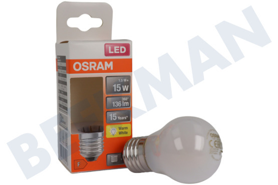 Osram  LED Retrofit Classic P15 E27 1,5W Mat