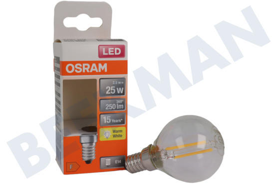 Osram  LED Retrofit Classic P25 E14 2,5W Helder
